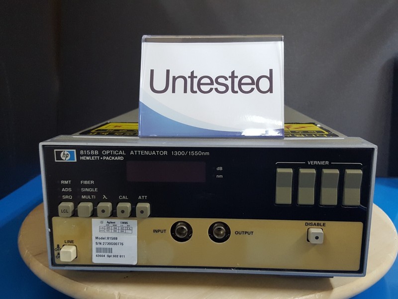 HP 8158B: ATTENUATOR 1300/1550 (Opt. 002 011)