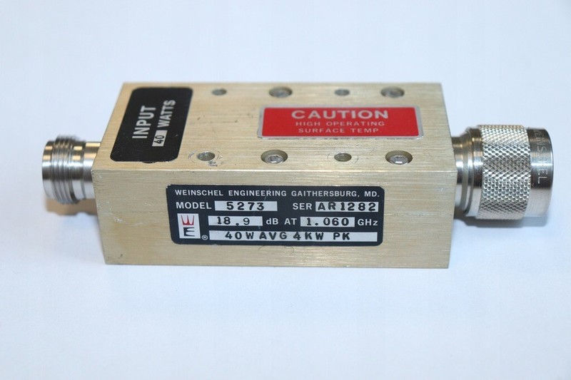 Attenuator WEINSCHEL 5273 18,9dB 1.060 GHz gallery