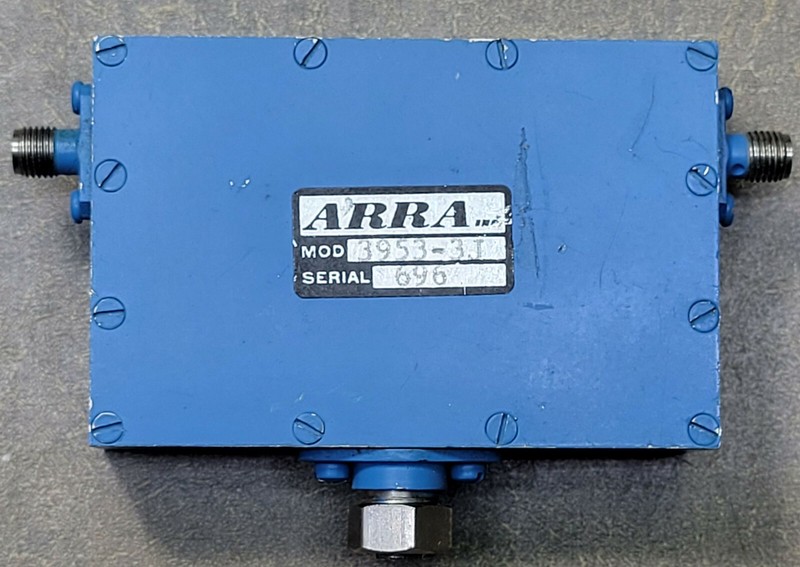 VARIABLE ATTENUATOR COAXIAL Model# 3953-3J. ARRA Inc