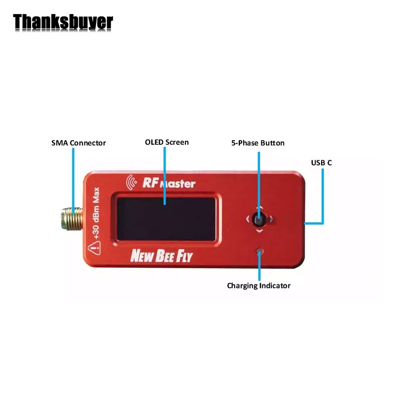 RF Power Meter w/ Built-in 30dBm Attenuator + 5W 6GHz 6dB External Attenuator gallery