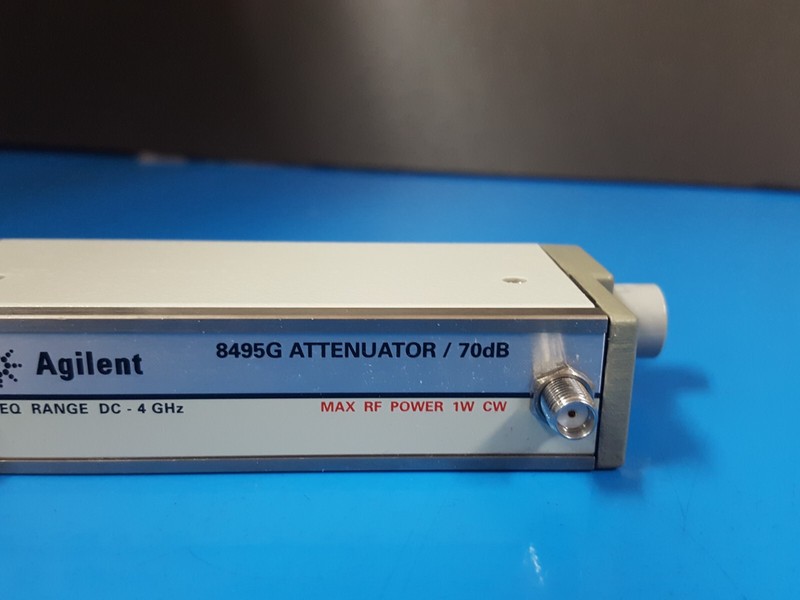 Agilent 8495G: Program Step Attenuator DC-4Ghz 70 dB, W/Opt. 002 011 (3529) gallery
