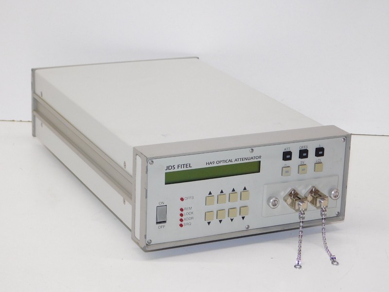 JDS Uniphase HA9 Optical Attenuator HA9503-FPL2 Digital Display Fitel Unit