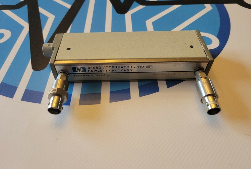 HP Agilent 8496G Programmable Step Attenuator Frequency Range DC- 4 GHz ~ 110 dB gallery