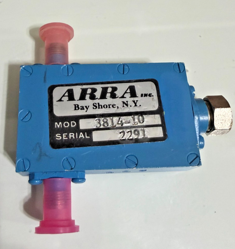 ARRA 3814-10 COAXIAL VARIABLE ATTENUATOR 10 Db, 5W