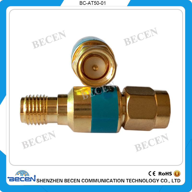 rf Attenuator 2W SMA Attenuator 20DB SMA Plug male to Jack female 2Watt DC-6Ghz gallery