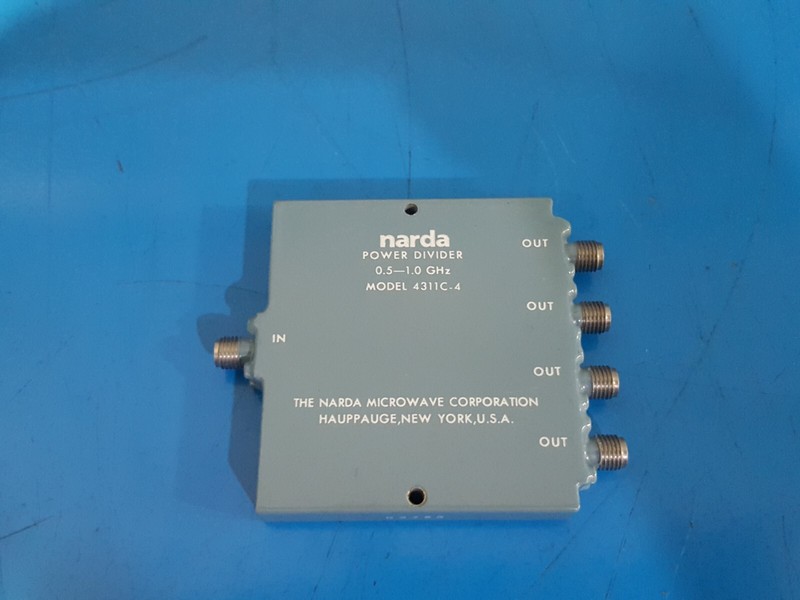 Narda 4311C-4 : Power Divider, 4-way, 0.5 to 1.0 GHz, SMA(f), 30 Watt (3790) gallery