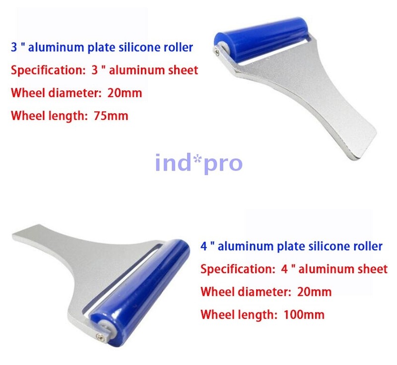 Anti Static Dust Removal Tool Silica Sticky Dust Roller Aluminum Plate Handle gallery