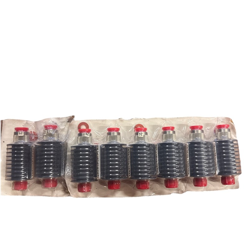 8 Narda 766-20 DC to 4 GHz, 20 dB, 20W Type N, Fixed Coaxial Attenuator NOS Ji15