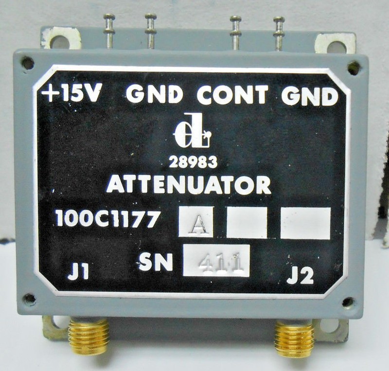 100C1177 DAICO IND. VARIABLE ATTENUATOR +15V/ SMA NEW OLD STOCK