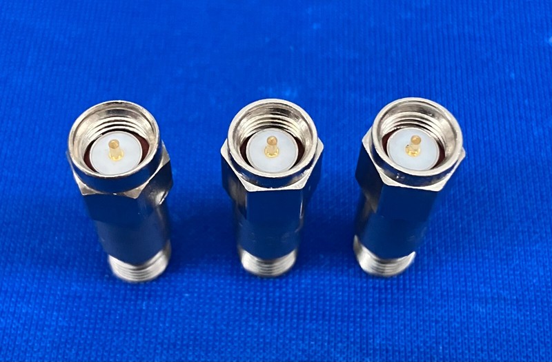 PASTERNACK PE7005-20 20DB FIXED ATTENUATOR, SMA MALE LOT OF 3, DIGIKEY # BELOW gallery