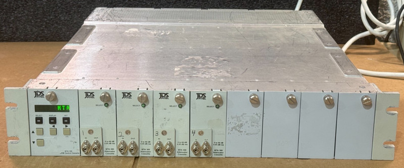 JDSU MTA‑100 + 4× MTA‑300 Programmable Optical Attenuator Cassett 1200–1700 nm