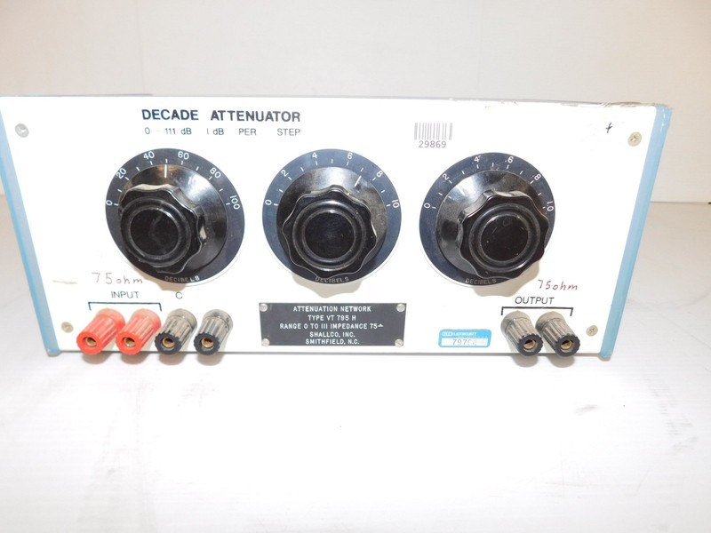 SHALLCO INC ATTENUATION NETWORK TYPE VT795H (MPR140) gallery