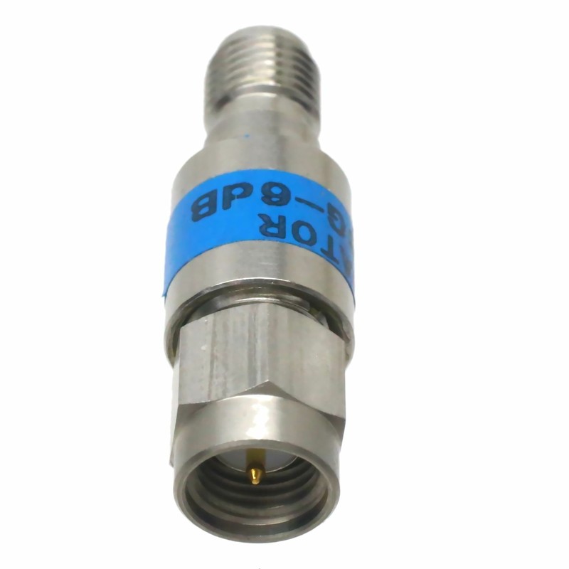 1pce SMA Male to SMA Female 2W 2 Watts DC-6GHZ 6dBi Attenuator stainless steel gallery