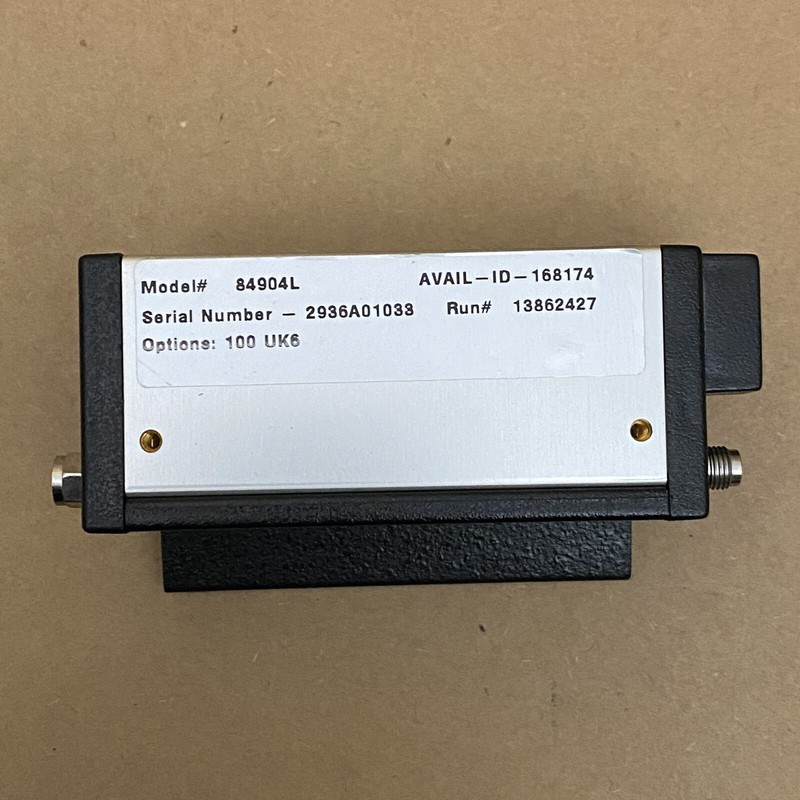 Agilent 84904L Programmable Attenuator 40 GHz 11dB 1dB Steps Option 100 2.4mm gallery