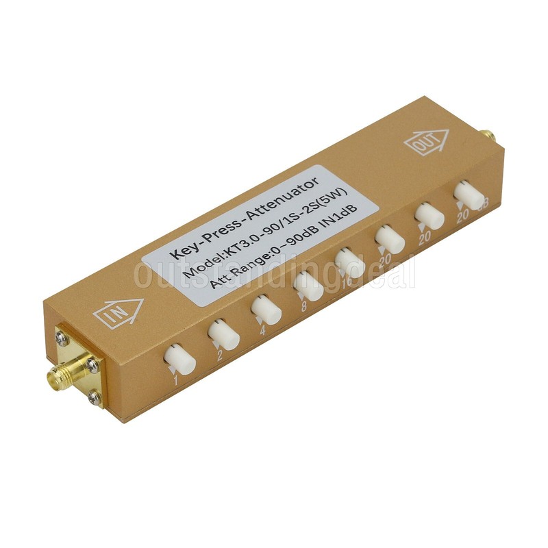5WSMA - KK 0-90dB 0-3GHz RF 0-90dB Adjustable Attenuator High Quality Attenuator gallery