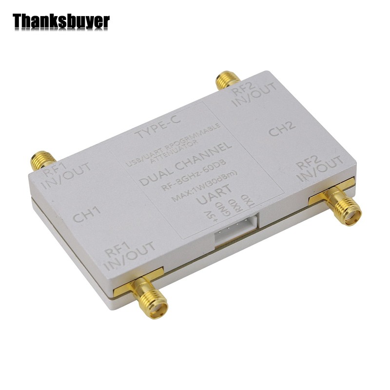 RF-8GHz-60DB Programmable Attenuator + Type-C Cable + Offline Main Control Board gallery