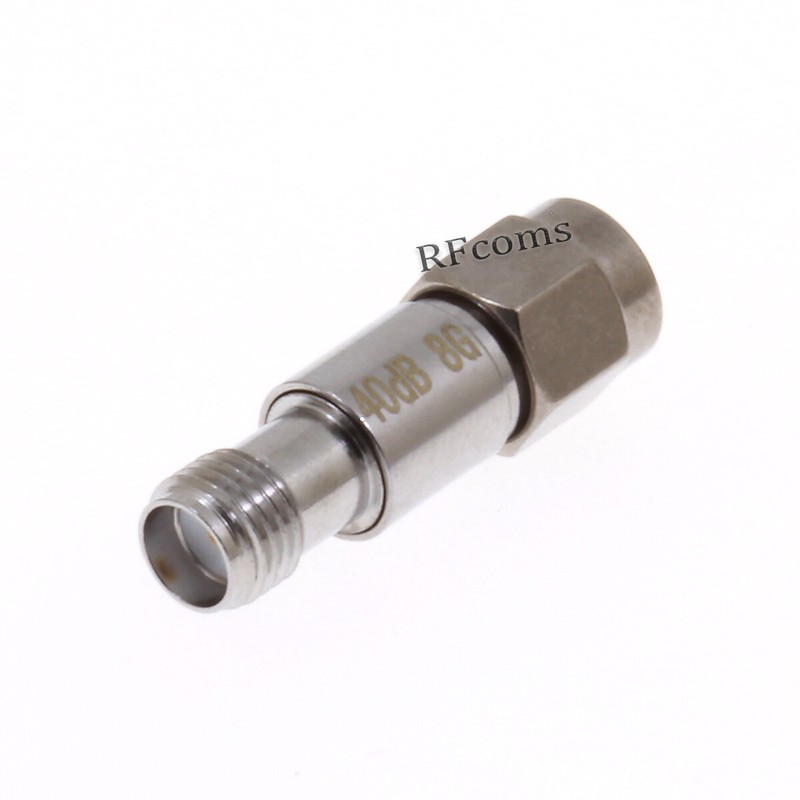 SMA Fixed Attenuator 40DB Male to Female 8GHz 2W Constant RF Coaxial Attenuator gallery