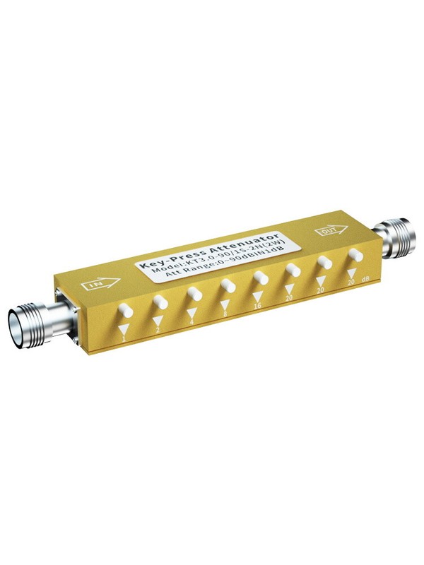 2W N - KK 0-90dB 0-3GHz RF Adjustable Attenuator Digital Step RF Attenuator