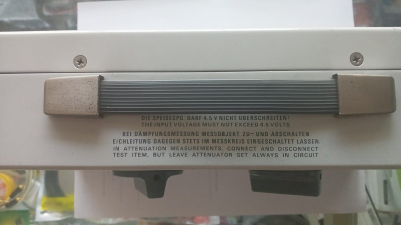 ROHDE & SCHWARZ UHF VARIABLE ATTENUATOR 2 GHz 140dB fully tested gallery