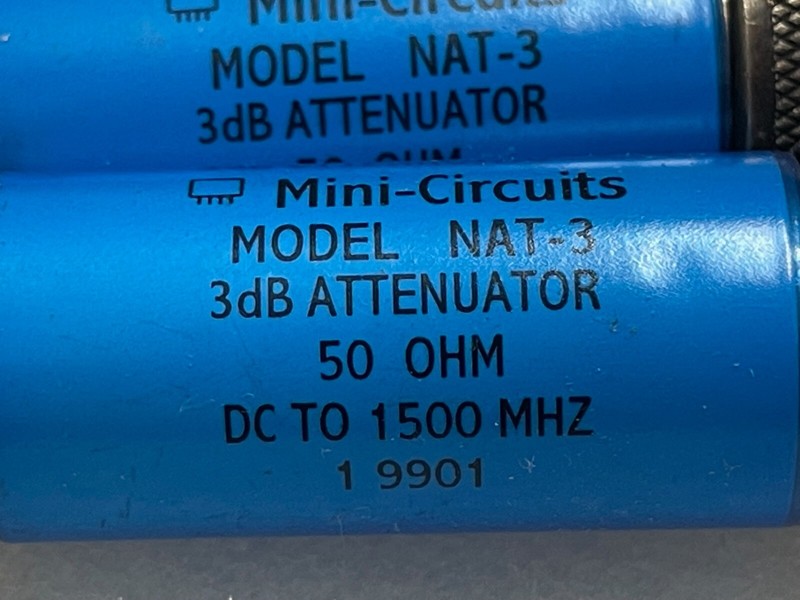 2 x MINI CIRCUITS ATTENUATOR NAT-3 DC-1500MHz 50Ohm gallery