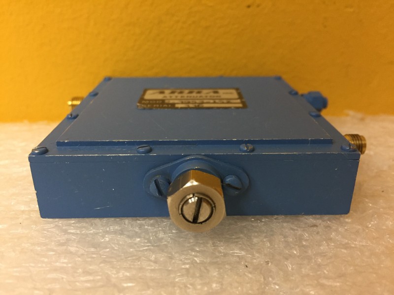 ARRA 2-3953-15X, 0.96 to 1.215 GHz 15 dB, 1.5:1 VSWR SMA (F) Variable Attenuator gallery