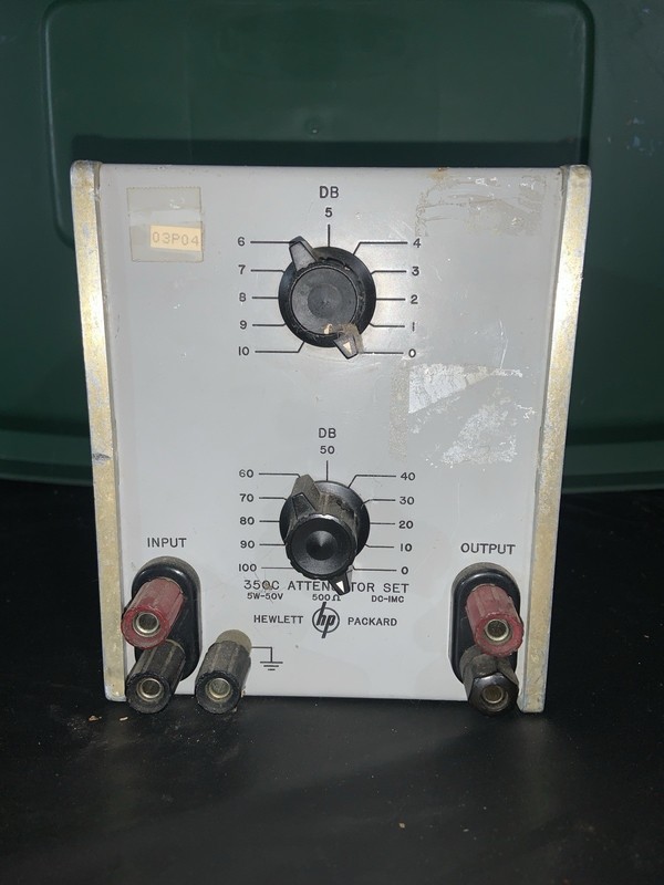 HP 350C Attenuator Set Dc-inc 5w-50v