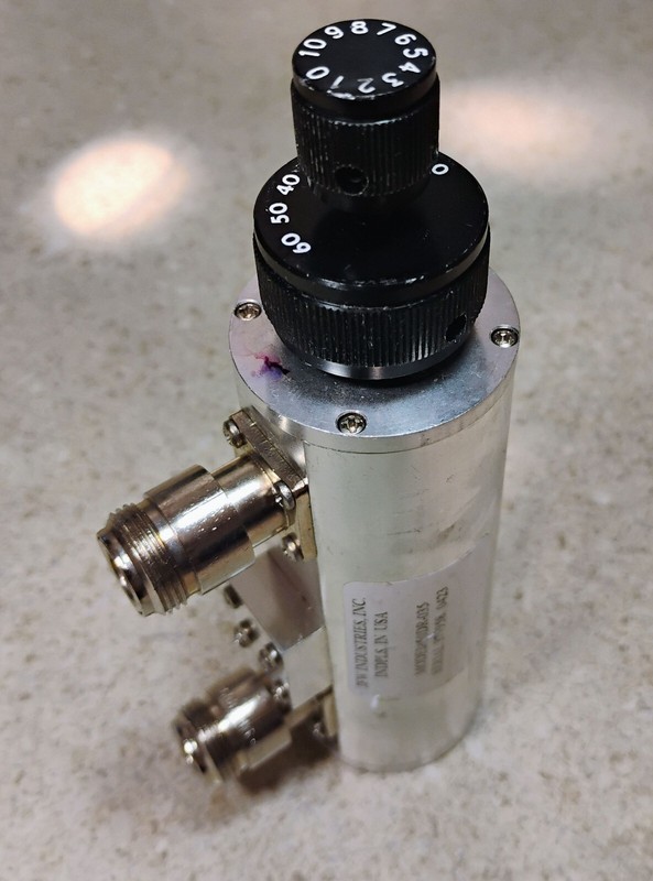 (3394) JFW 50DR-035 70dB 2GHz 2W in 1 dB Steps N connector!