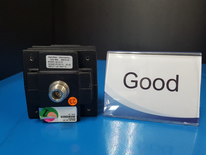 Aeroflex Weinschel 68-30-33: High Power Fixed Coaxial Attenuator (C613) gallery