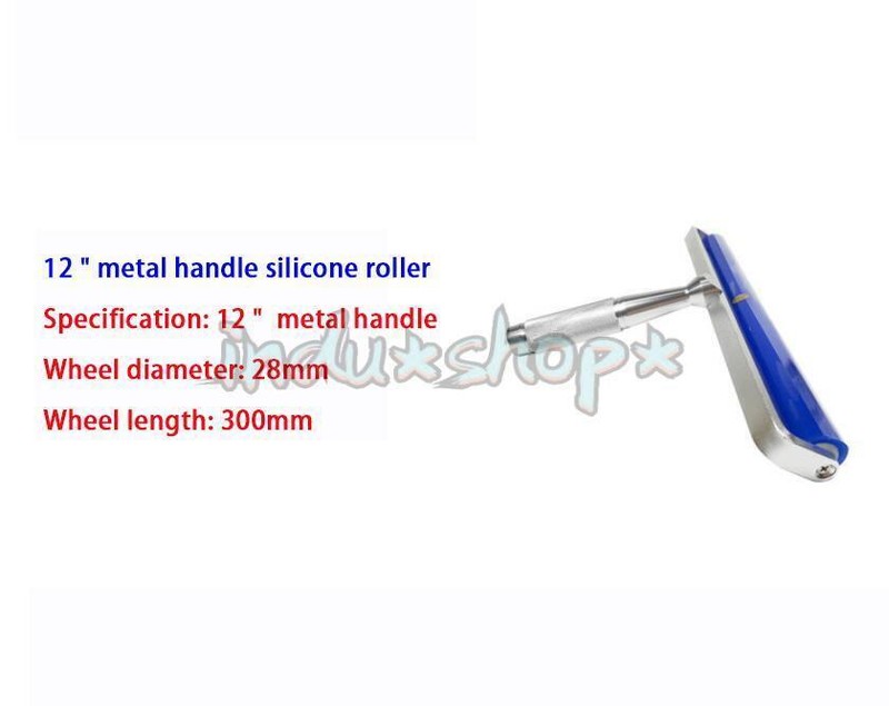 Anti Static Dust Removal Tool Silica Sticky Dust Roller Metal Handle 4-12 Inch gallery