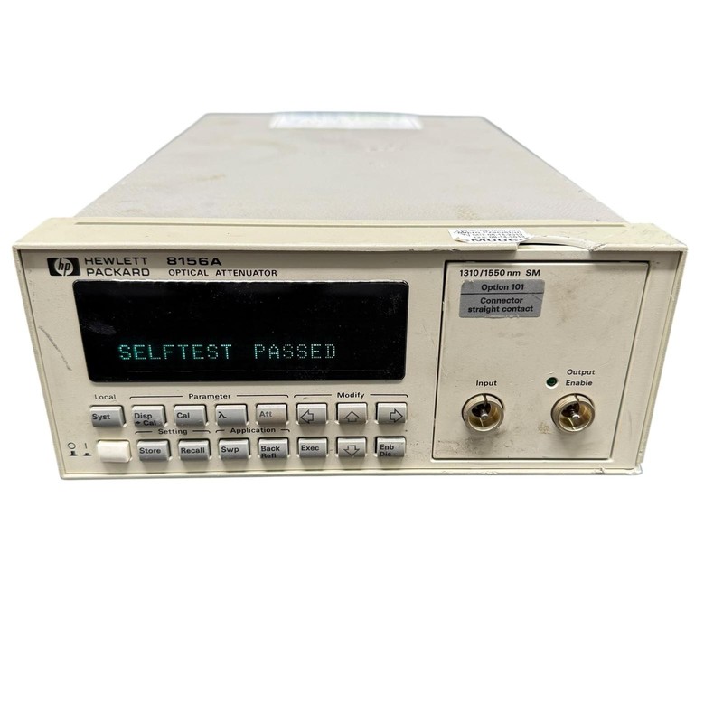 Hewlett Packard HP 8156A Optical Attenuator With Option 101 gallery
