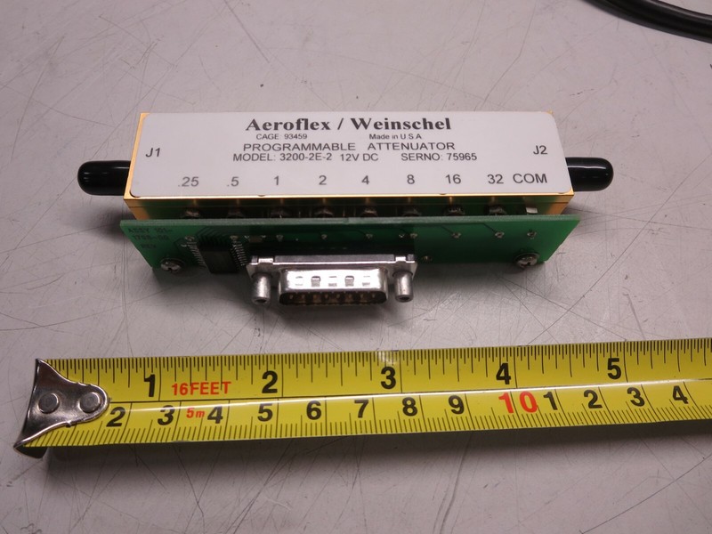 Aeroflex/Weinschel, 3200-2E-2, Programmable Attenuator, 12 VDC, SMAF, NOB gallery