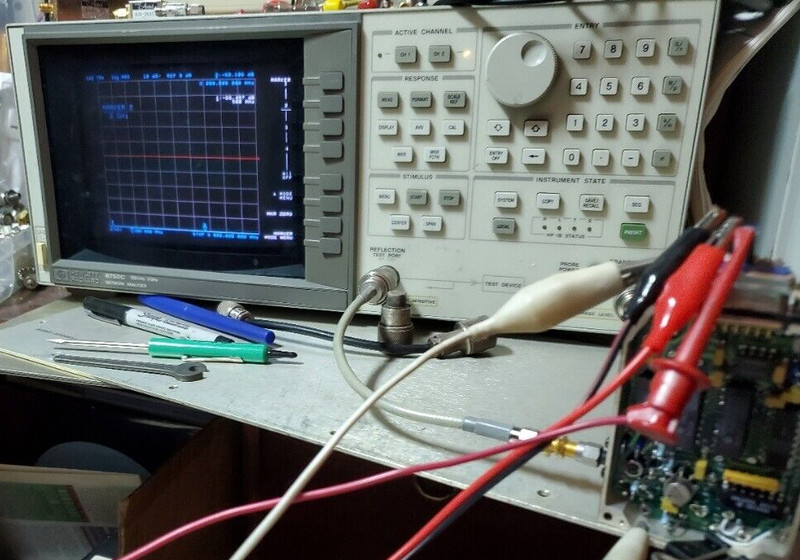 General Microwave (GM) attenuator 1674, 0.5GHz to 2.0GHz, tested, w/data gallery