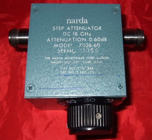 NARDA 703B-60 Step Attenuator for Parts or Repair gallery