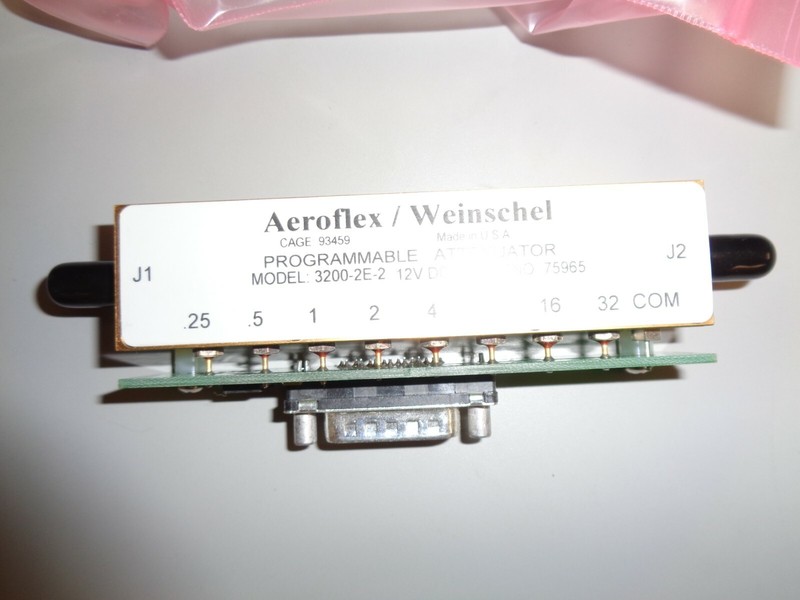 Aeroflex/Weinschel, 3200-2E-2, Programmable Attenuator, 12 VDC, SMAF, NOB gallery