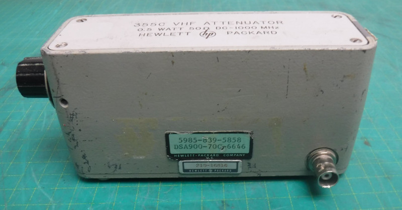 Hewlett Packard HP 355C VHF Attenuator 0.5W 50Ω DC-1000MHz gallery