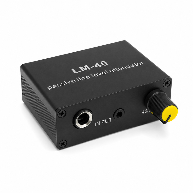 LM40 Passive Line Level Attenuator 3.5mm Audio Control for Mixer Recorder Camera gallery