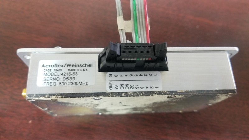 Aeroflex/Weinschel 4216-63 Programmable Attenuator 800-2300MHz