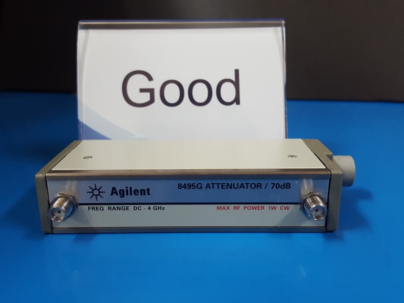 Agilent 8495G: Program Step Attenuator DC-4Ghz 70 dB, W/Opt. 002 011 (3009)
