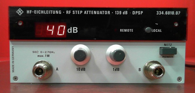 Rohde and Schwarz DPSP 2.7GHz, 139dB 50Ohm Programmable Attenuator 839326010 gallery