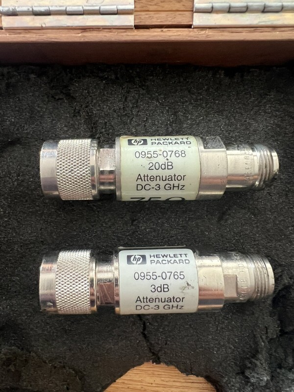 Hewlett Packard 86213A Attenuator Set, Type-N, 75-Ohm. gallery