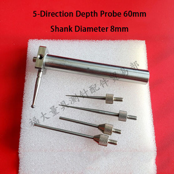 1Set 60 80 120mm Height Indicator Probe 5-Direction