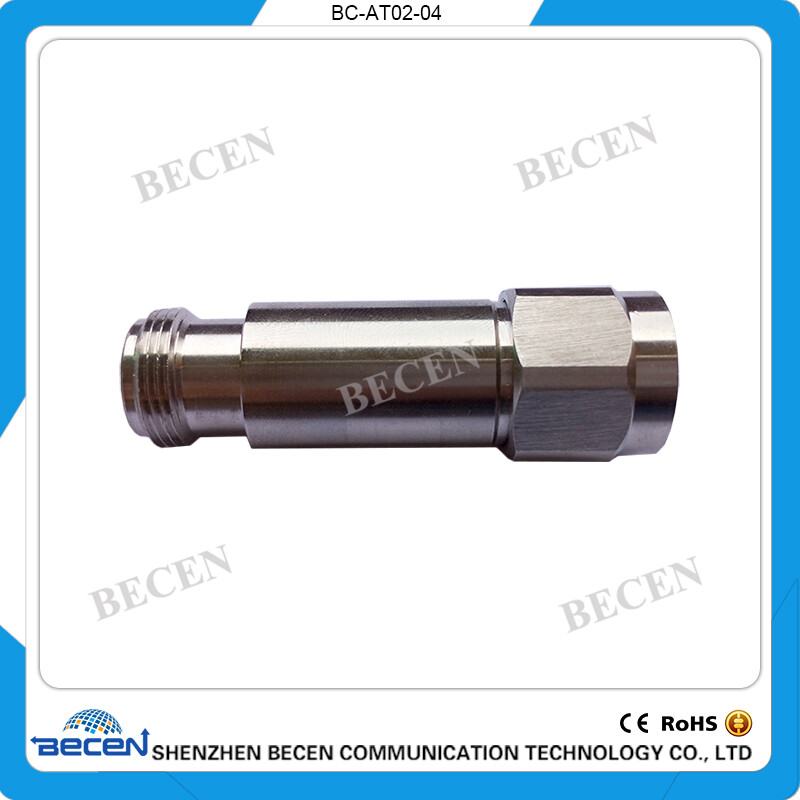 N-JK 2W N 5dB Attenuator Plug male to Jack female rf Coaxial 2Watt DC-3Ghz gallery