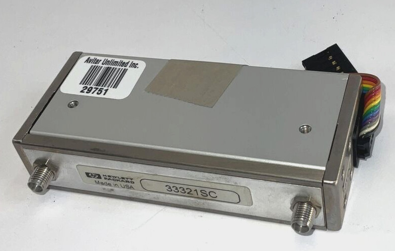 HP Agilent 33321SC 70dB 18GHz SMA Programmable Attenuator 15V operation