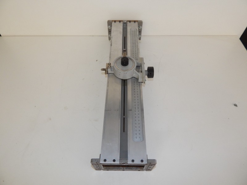 *LL* STARRETT C635 RULER MOUNTED ON 24" MICROWAVE ATTENUATOR (DZH86) gallery
