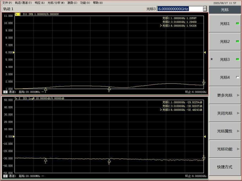 DC-6GHz 30W 30DB RF Attenuator SMA Female+Male for Power Meter Spectrum Analyzer gallery