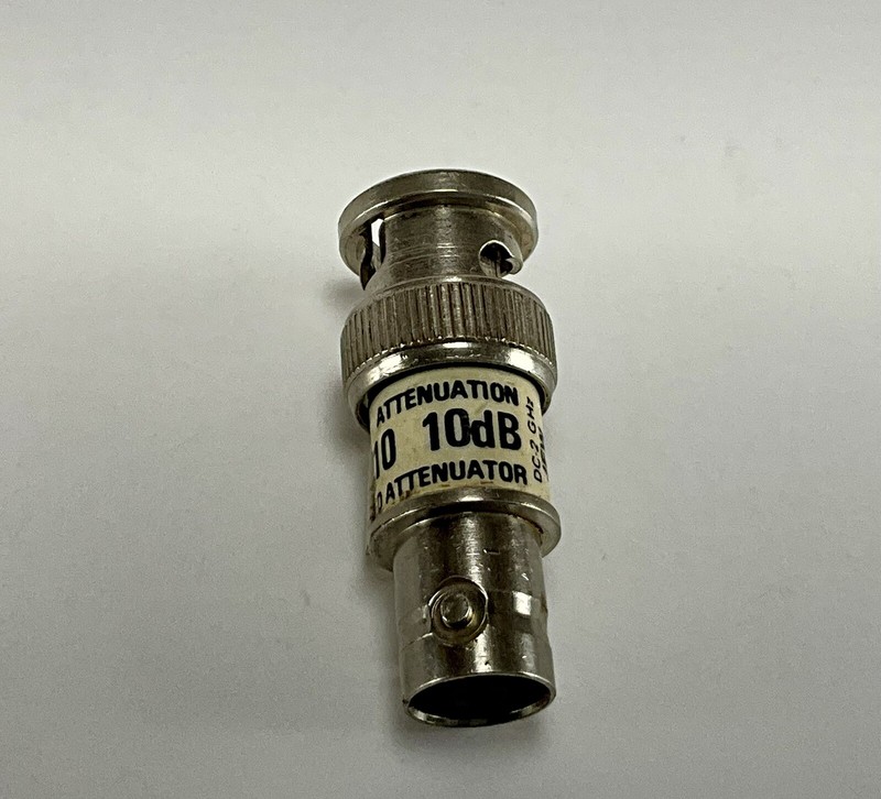 50F-010 JFW Fixed Attenuator - DC-2GHZ - 50ohm- 10db- Fixed Attenuator - USED gallery