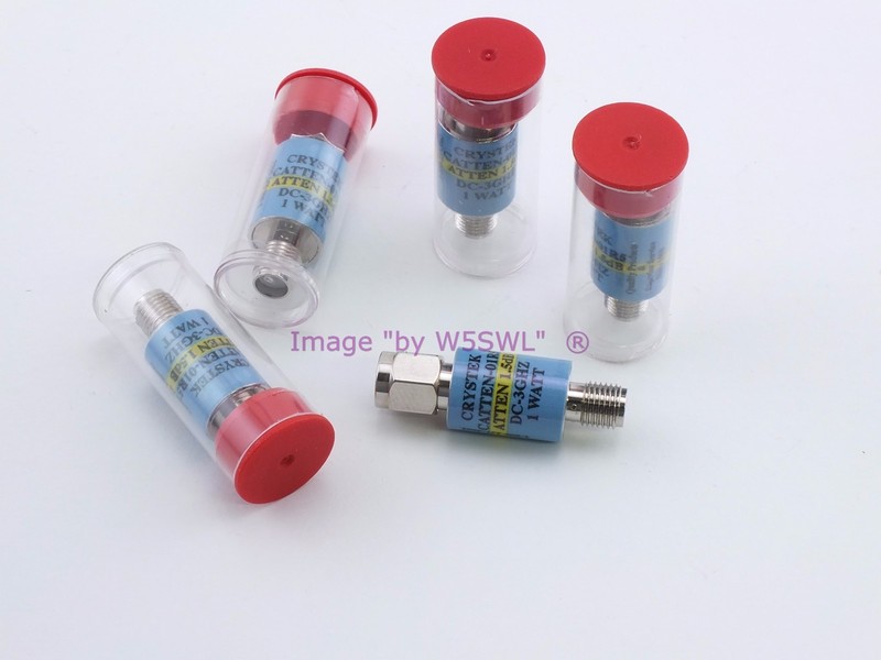 Crystek 1.5dB SMA Attenuator DC-3GHz NEW - Sold by W5SWL