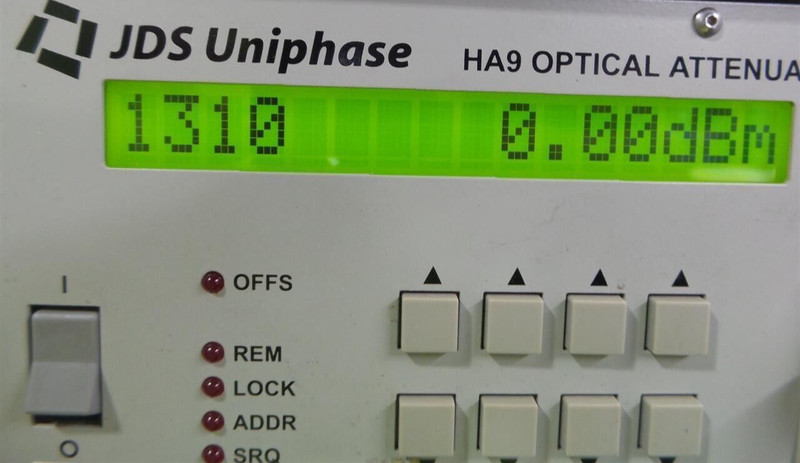 JDS Uniphase HA9 Optical Attenuator HA9503-FPL2 Digital Display Fitel Unit gallery