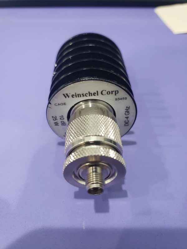 Weinschel Model 34 Coaxial Attenuator 10 dB, dc - 4.0 GHz, 25 W gallery