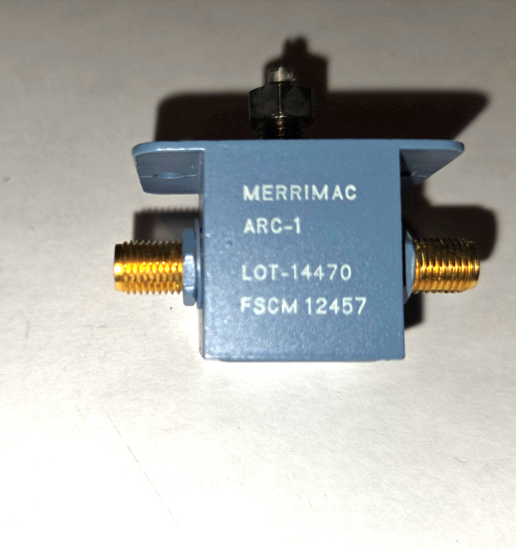 NEW (NOS) MERRIMAC MODEL ARC-1 VARIABLE ATTENUATOR 0-20dB DC-400 MHz